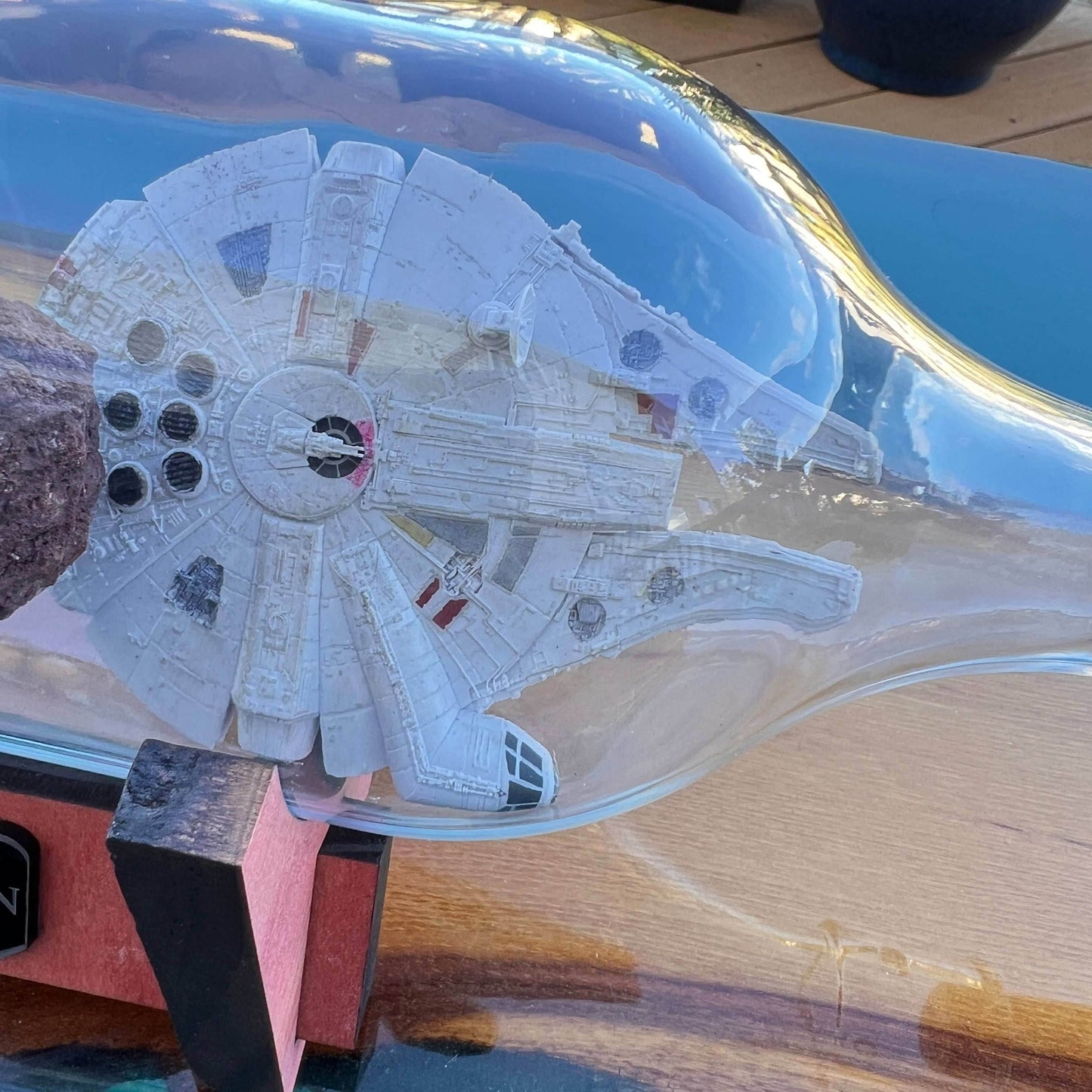 Star Wars Millennium Falcon Asteroid Chase in a Bottle - 