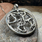 Round Yoga Pose Necklace