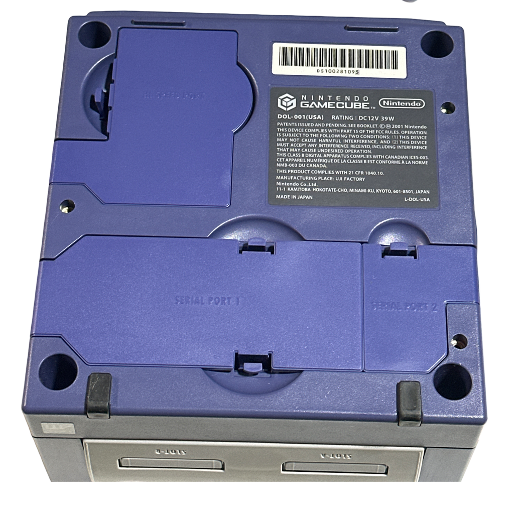 Indigo GameCube System (with 2 Original NGC Controllers)