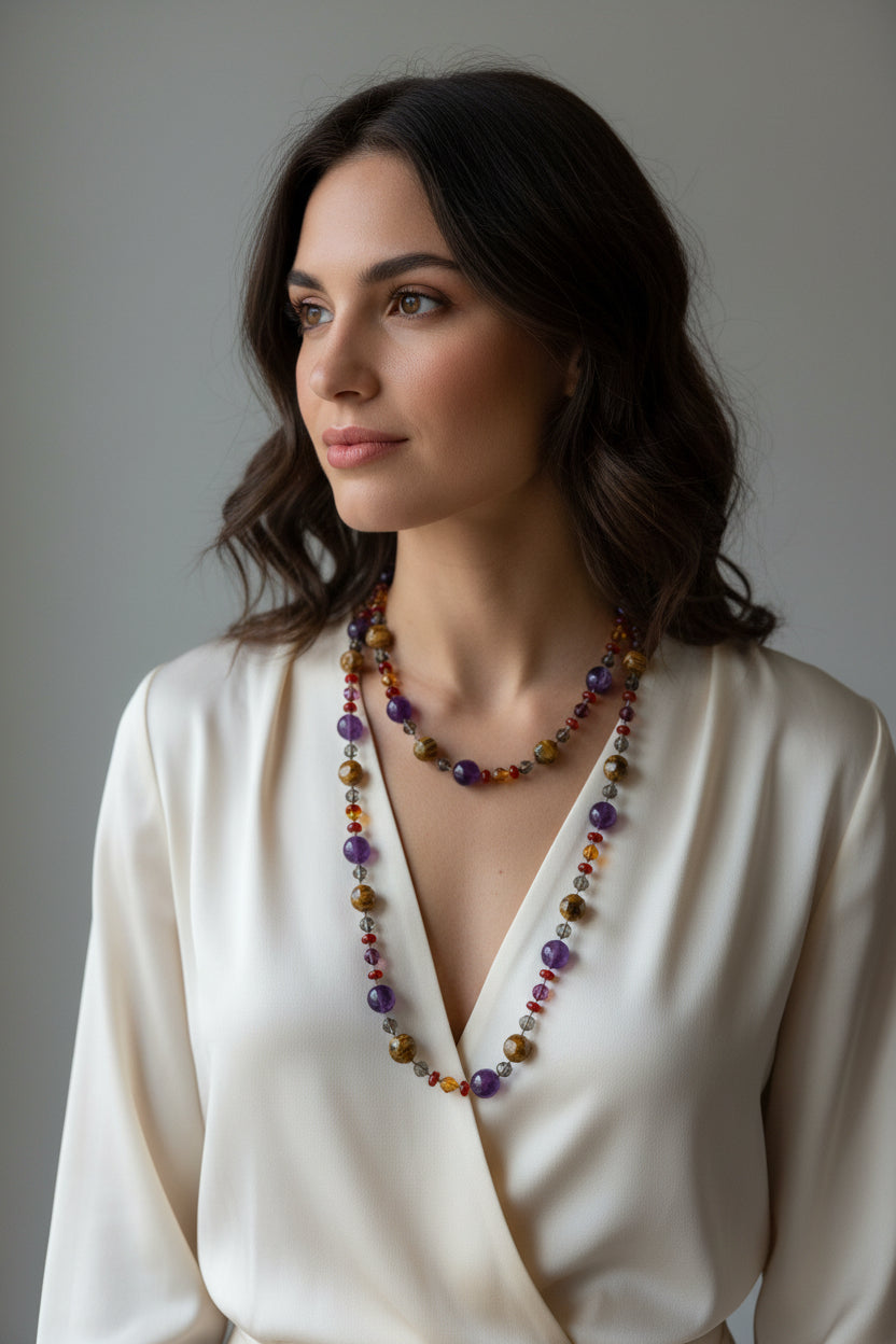 Italian Holiday Long Necklace