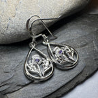 Realistic Thistle Earrings
