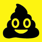 Emoticon Poop Face Smile Face Mens T-shirt - Heather Grey / Mens Small