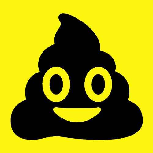 Emoticon Poop Face Smile Face Mens T-shirt - Heather Grey / Mens Small