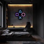 Gamer Plexiglass Neon Art, Gamer Neon Sign, Neon Light Sign, Neon Wall Art