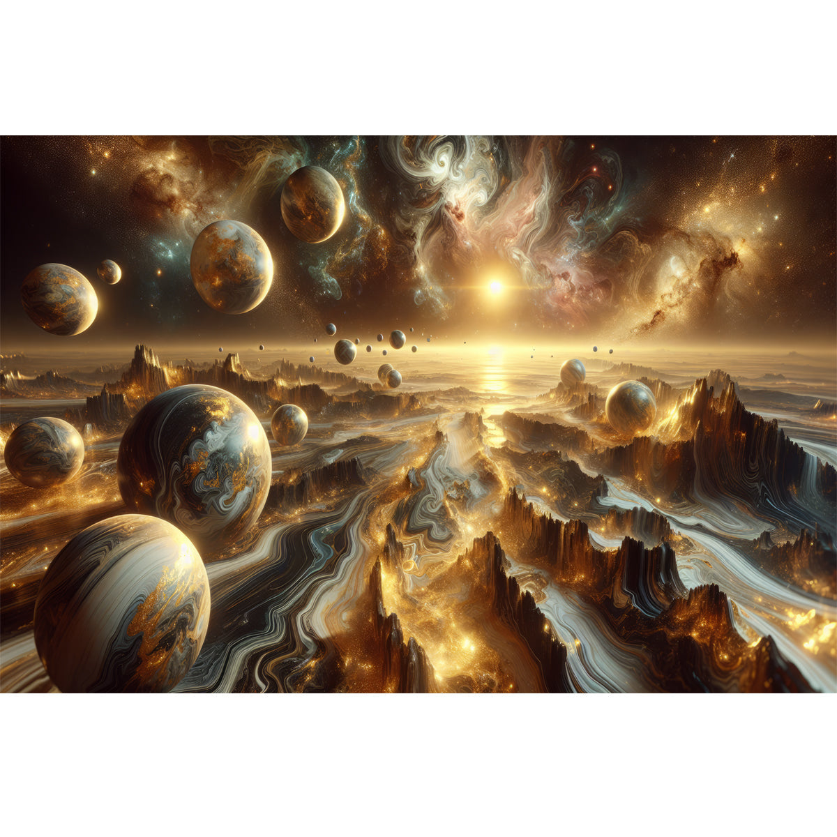 Ingooood Jigsaw Puzzle 1000 Pieces- Boundless Universe - Entertainment Toys for Adult Special Graduation or Birthday Gift Home Decor