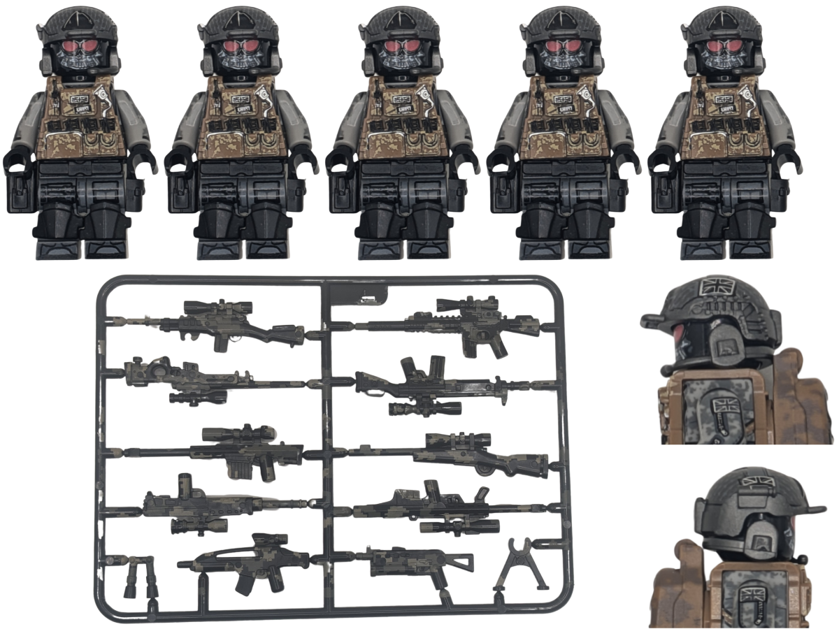 UK - Special Air Service SAS Ghost - 5- Blade Sniper Team - Mil-Blox