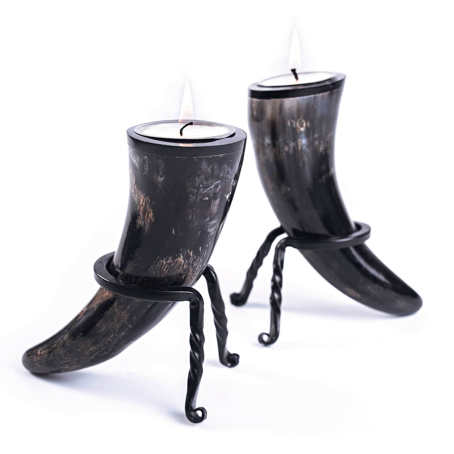 Tealight Candle Horn Set - 