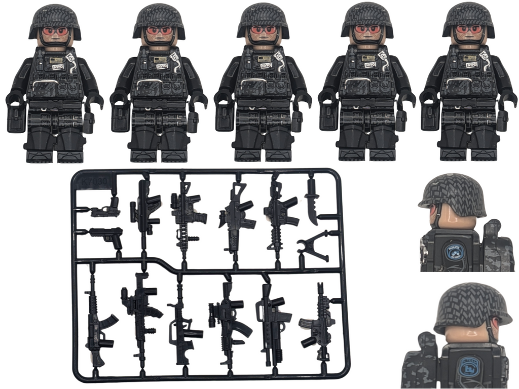NYPD - Emergency Service Unit (ESU) - 5-Man Squad - Mil-Blox