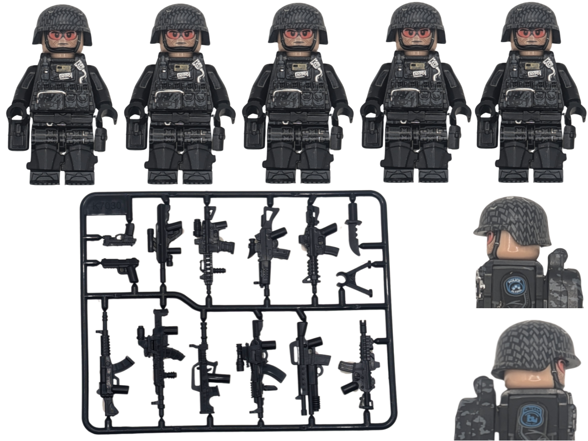NYPD - Emergency Service Unit (ESU) - 5-Man Squad - Mil-Blox