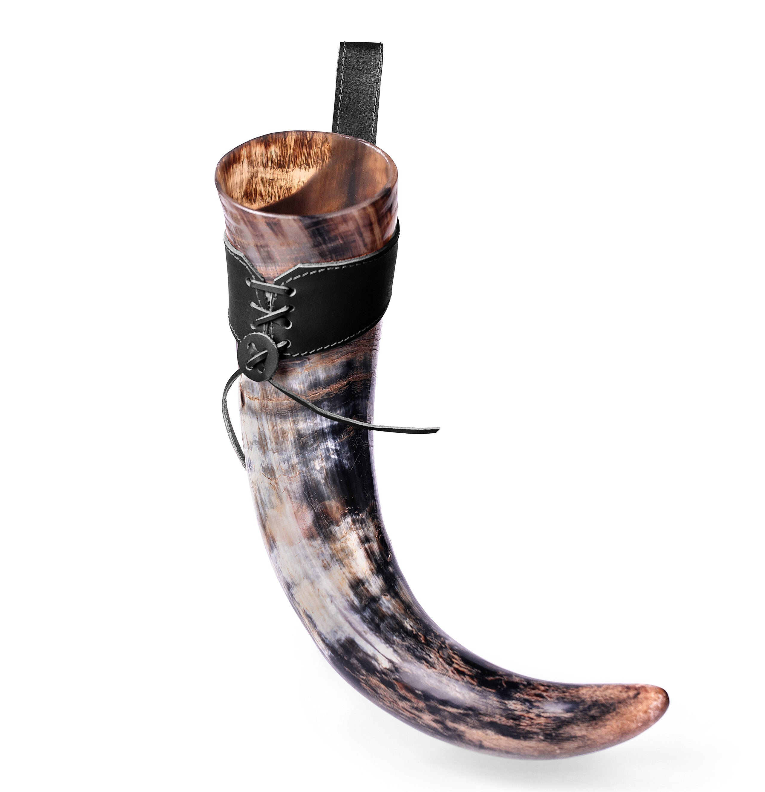 Viking Drinking Horn with Leather Holster – The Journeyman