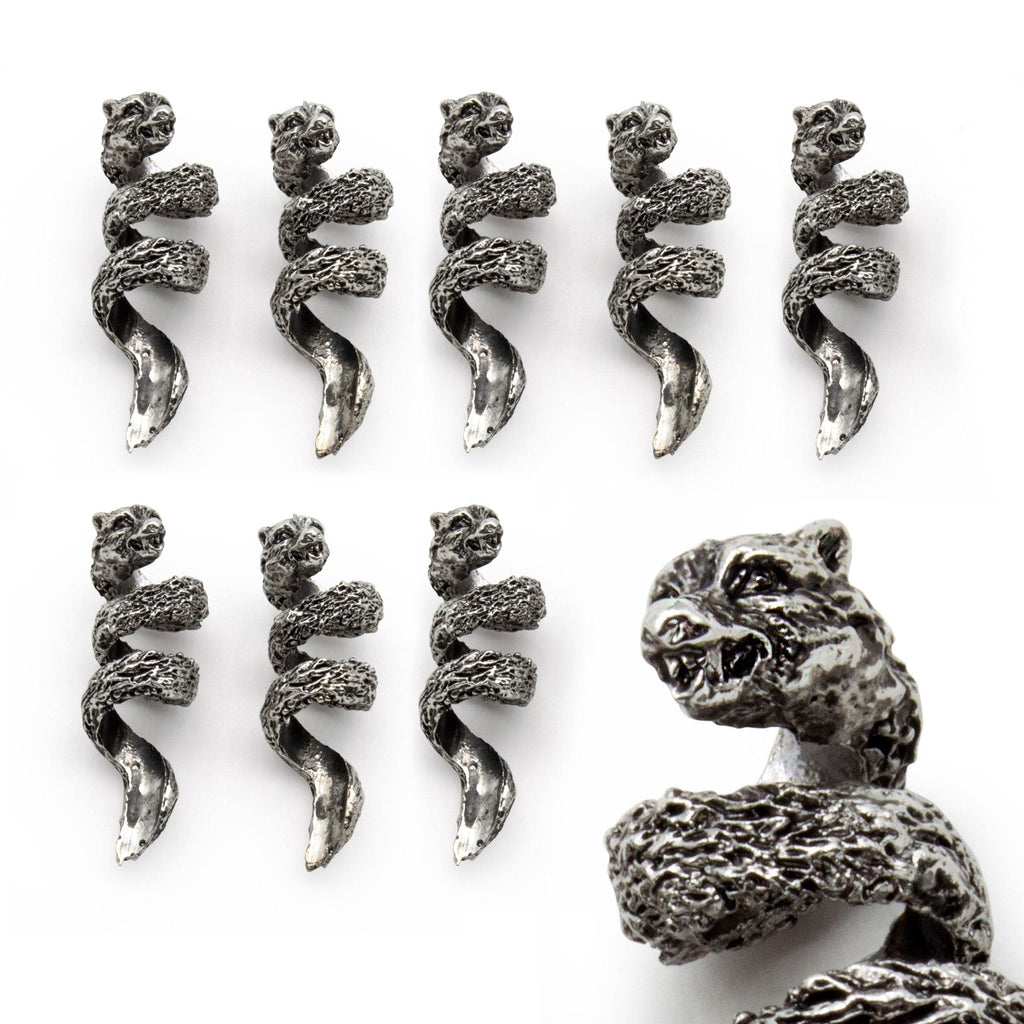 Fenrir Beard Rings (Silver - 4) - 