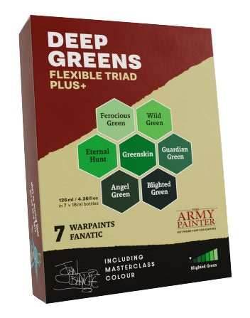 Army Painter Flexible Triad: Deep Greens Set - 