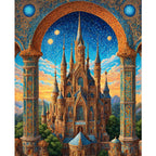 Ingooood Jigsaw Puzzle 1000 Pieces- Castle by Night - Entertainment Toys for Adult Special Graduation or Birthday Gift Home Decor