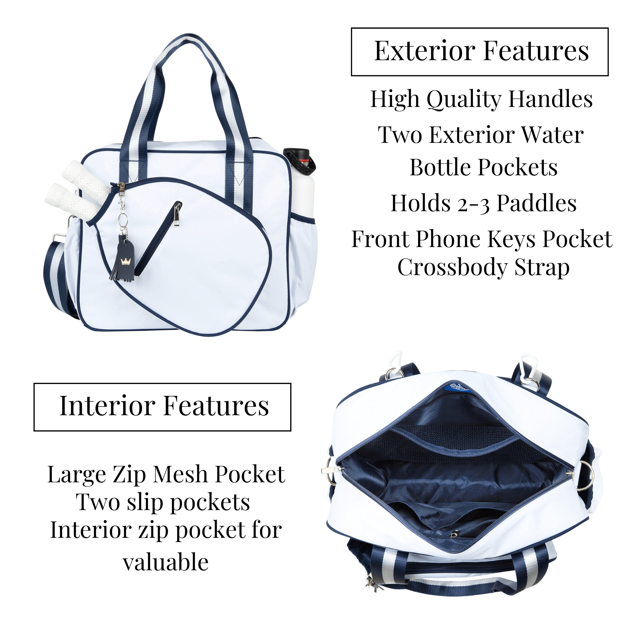 Prepster Pickleball Bag - Bel Air