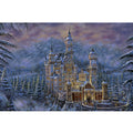 Ingooood Jigsaw Puzzle 1000 Pieces- Castle in the Winter Forest - Entertainment Toys for Adult Special Graduation or Birthday Gift Home Decor