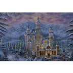 Ingooood Jigsaw Puzzle 1000 Pieces- Castle in the Winter Forest - Entertainment Toys for Adult Special Graduation or Birthday Gift Home Decor