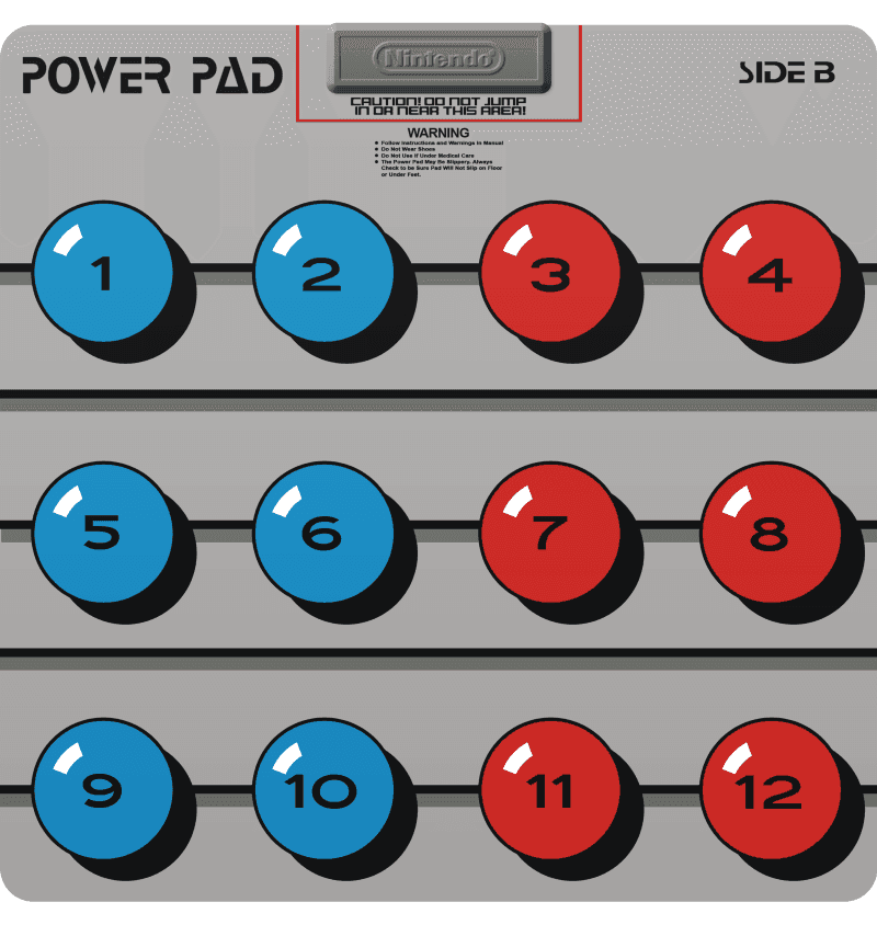 Super Team Games With Power Pad (Nintendo NES) - Game Manual Only
