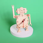 Robot Clock DIY Kit, Educational STEM Toy - 