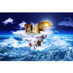 Ingooood Jigsaw Puzzle 1000 Pieces- Fantasy Castle in the Sky - Entertainment Toys for Adult Special Graduation or Birthday Gift Home Decor