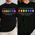 Pride Rainbow Police Box "11th Doctor Quote" T-Shirt
