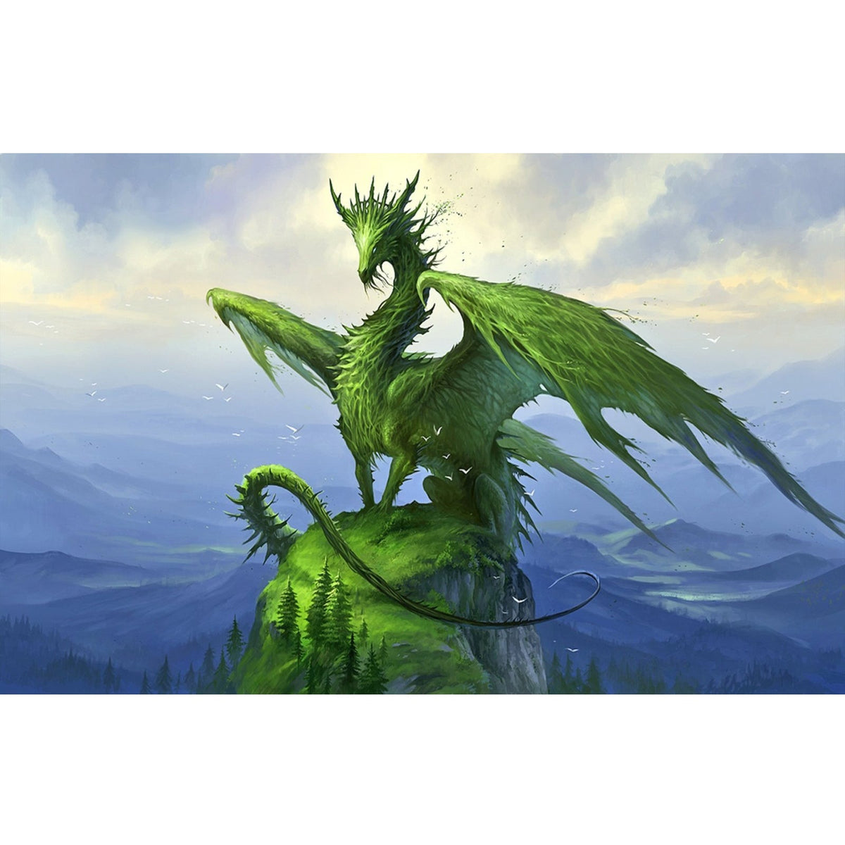 Ingooood Jigsaw Puzzle 1000 Pieces- forests dragon - Entertainment Toys for Adult Special Graduation or Birthday Gift Home Decor