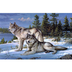 Ingooood Jigsaw Puzzle 1000 Pieces- Direwolf - Entertainment Toys for Adult Special Graduation or Birthday Gift Home Decor