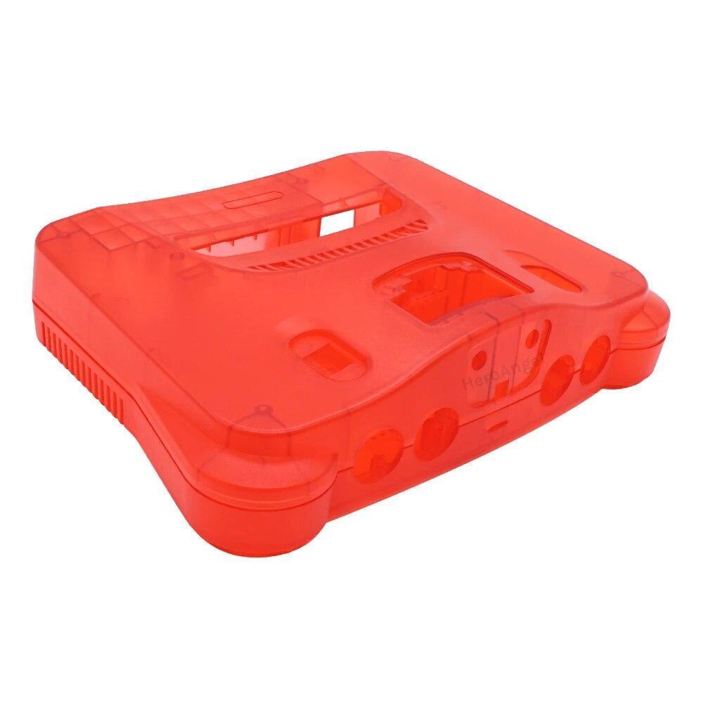 N64 Replacement Console Shell Housing Translucent Red Nintendo 64