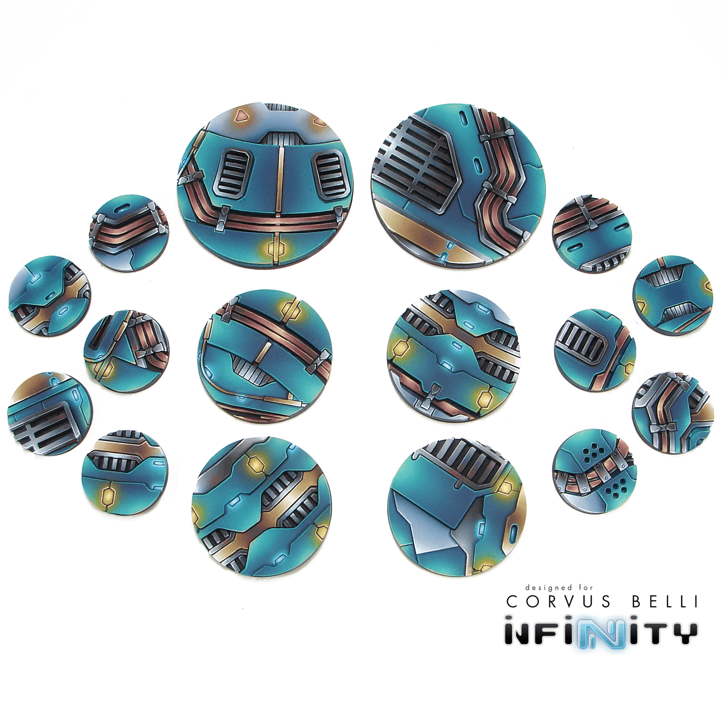 Daedalus Bases - Full Set (16)