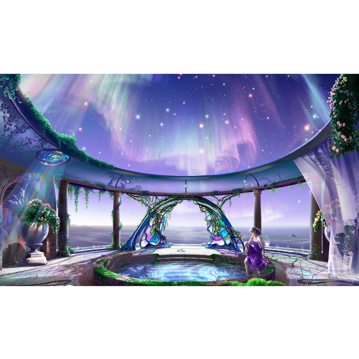 Ingooood Jigsaw Puzzle 1000 Pieces- Fantasy Starry Night - Entertainment Toys for Adult Special Graduation or Birthday Gift Home Decor