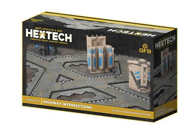 Battlefield in a Box: HexTech - Highway Intersections - 