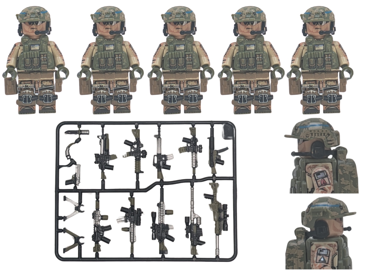 U.S. Army - Delta Force - 5-Man Squad - Mil-Blox