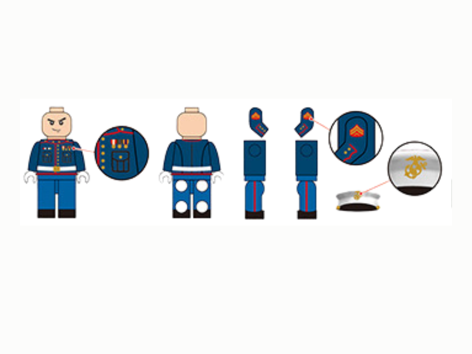 U.S. Marine Embassy Guard - Mil-Blox