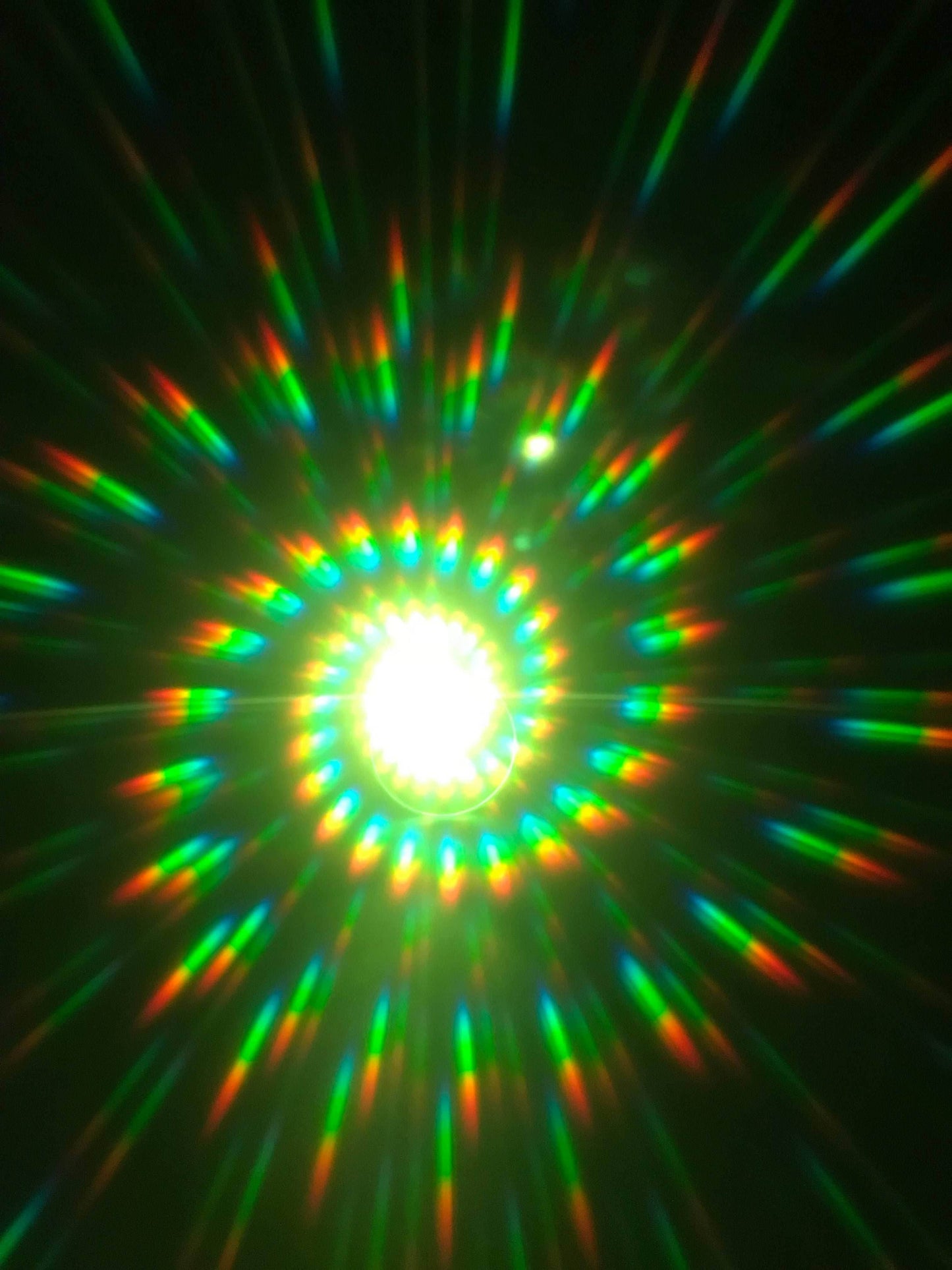 Steampunk Goggles with magnifying loupes UV glow neon green spiral diffraction lenses - 