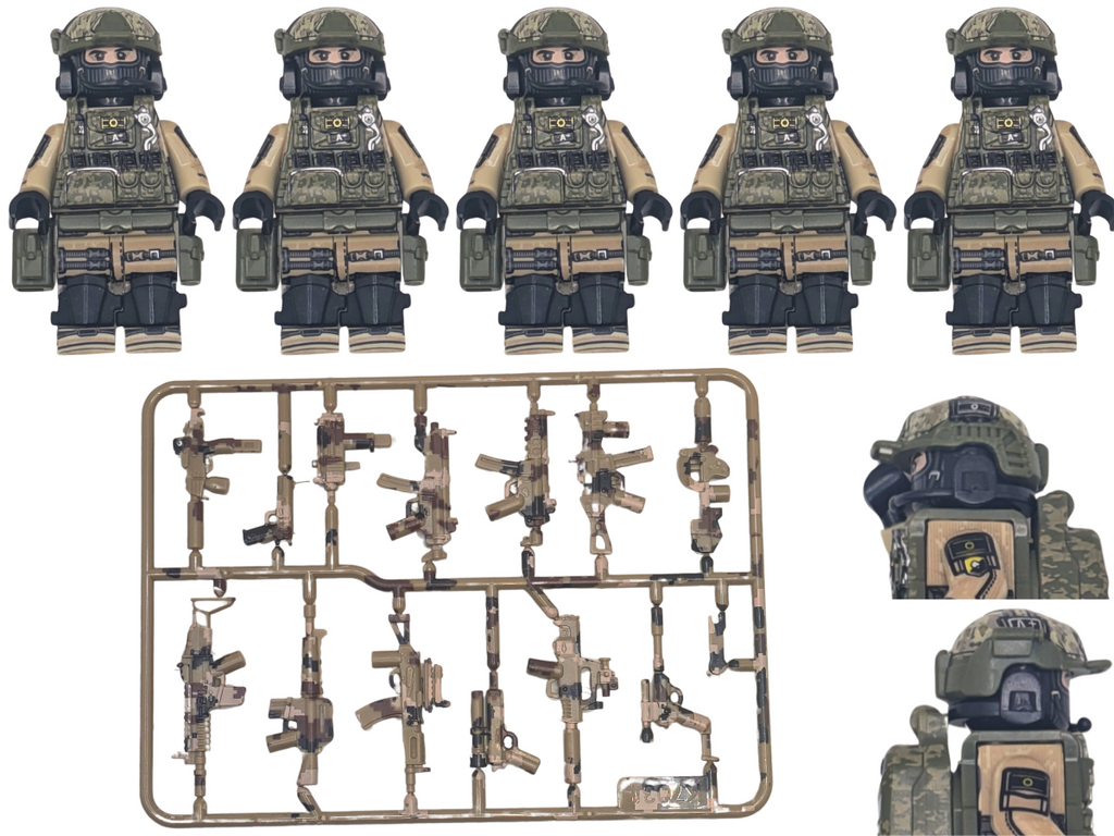 Israeli - Mossad Commandos - 5-Man Squad - Mil-Blox