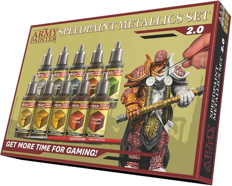 The Army Painter - Speedpaints: Metallics Paint Set - 
