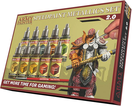 The Army Painter - Speedpaints: Metallics Paint Set - 