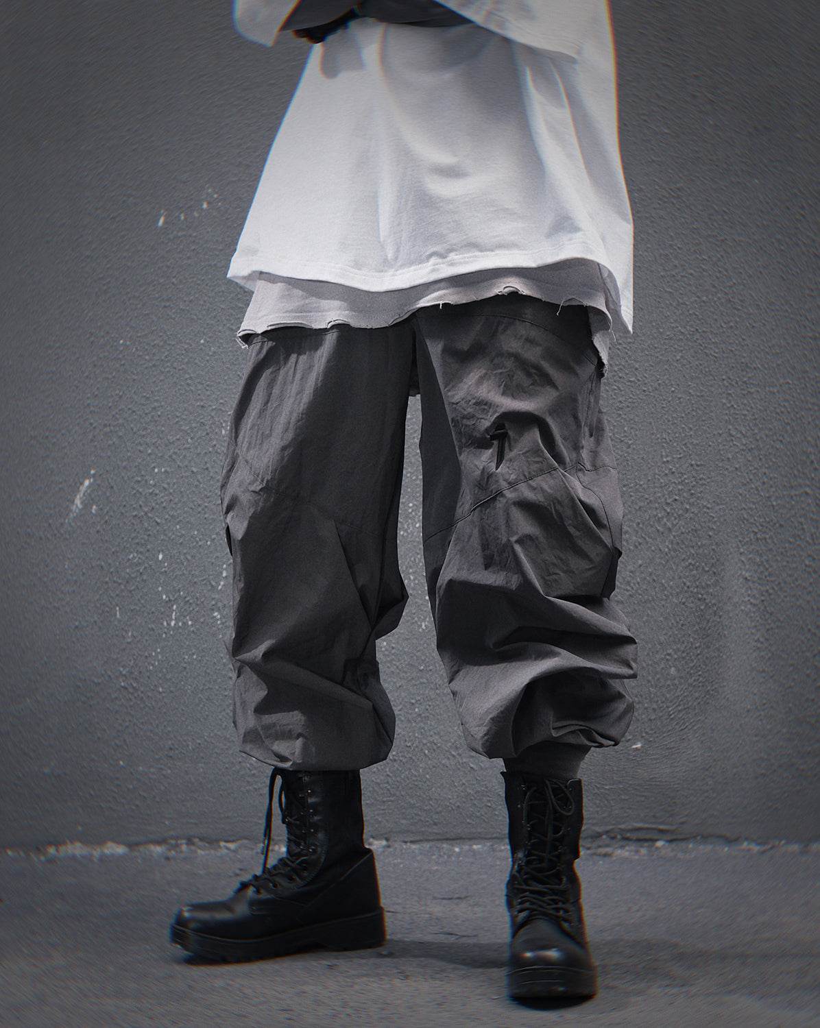 HiP81 Grey I-Tech Lightweight Pants - M