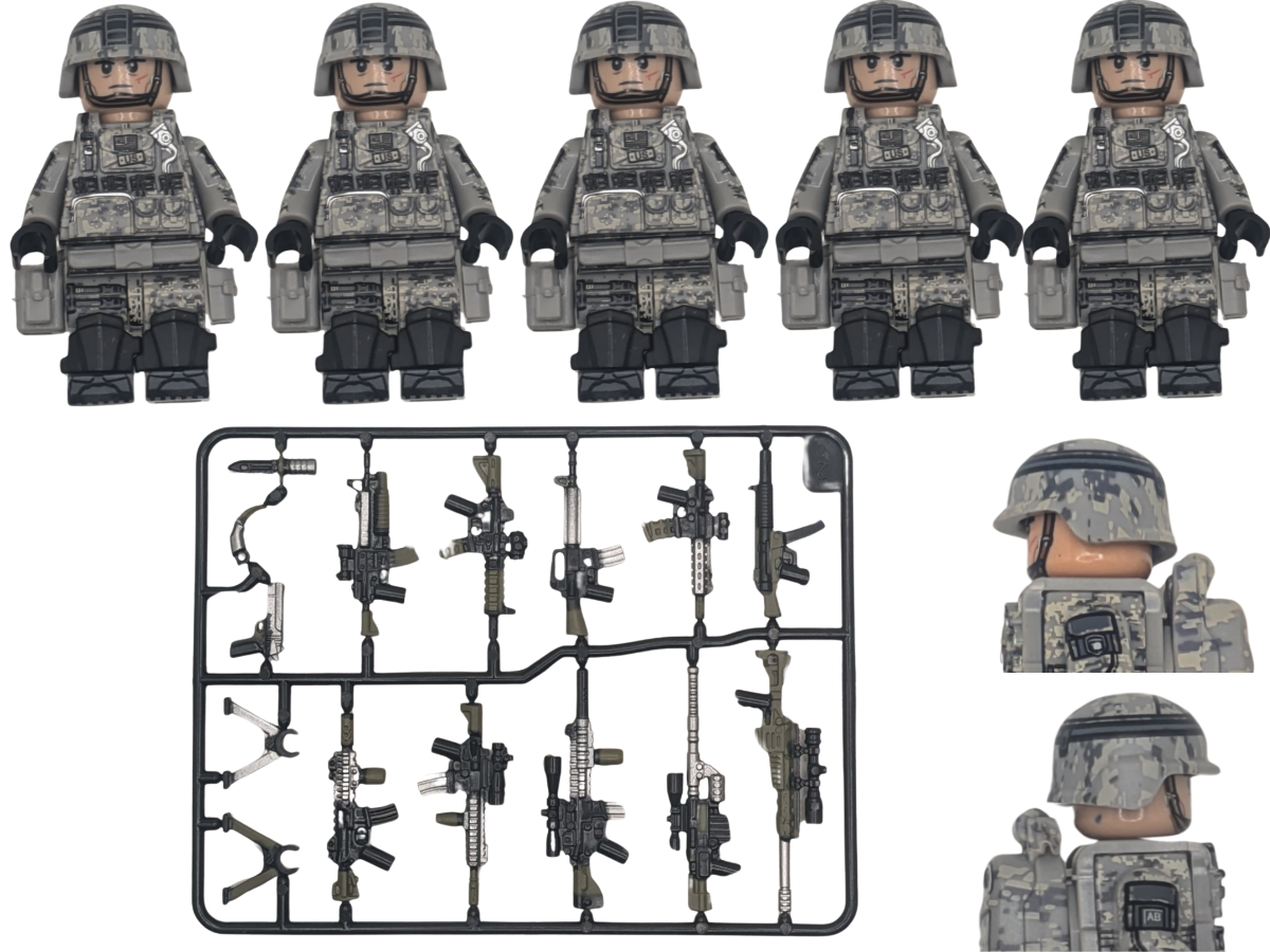 U.S. Army - 101st Airborne ACU - 5-Man Squad - Mil-Blox