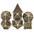 Gold Barrel Metal Dice（Dagger of Venom）7-Dice Udixi RPG - 