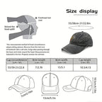 "I'd Rather Be Ghost Hunting" Embroidered Baseball Cap – Vintage Washed Hat
