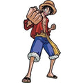 One Piece Monkey D. Luffy Version 3 FiGPiN Classic 3-Inch Enamel Pin - 