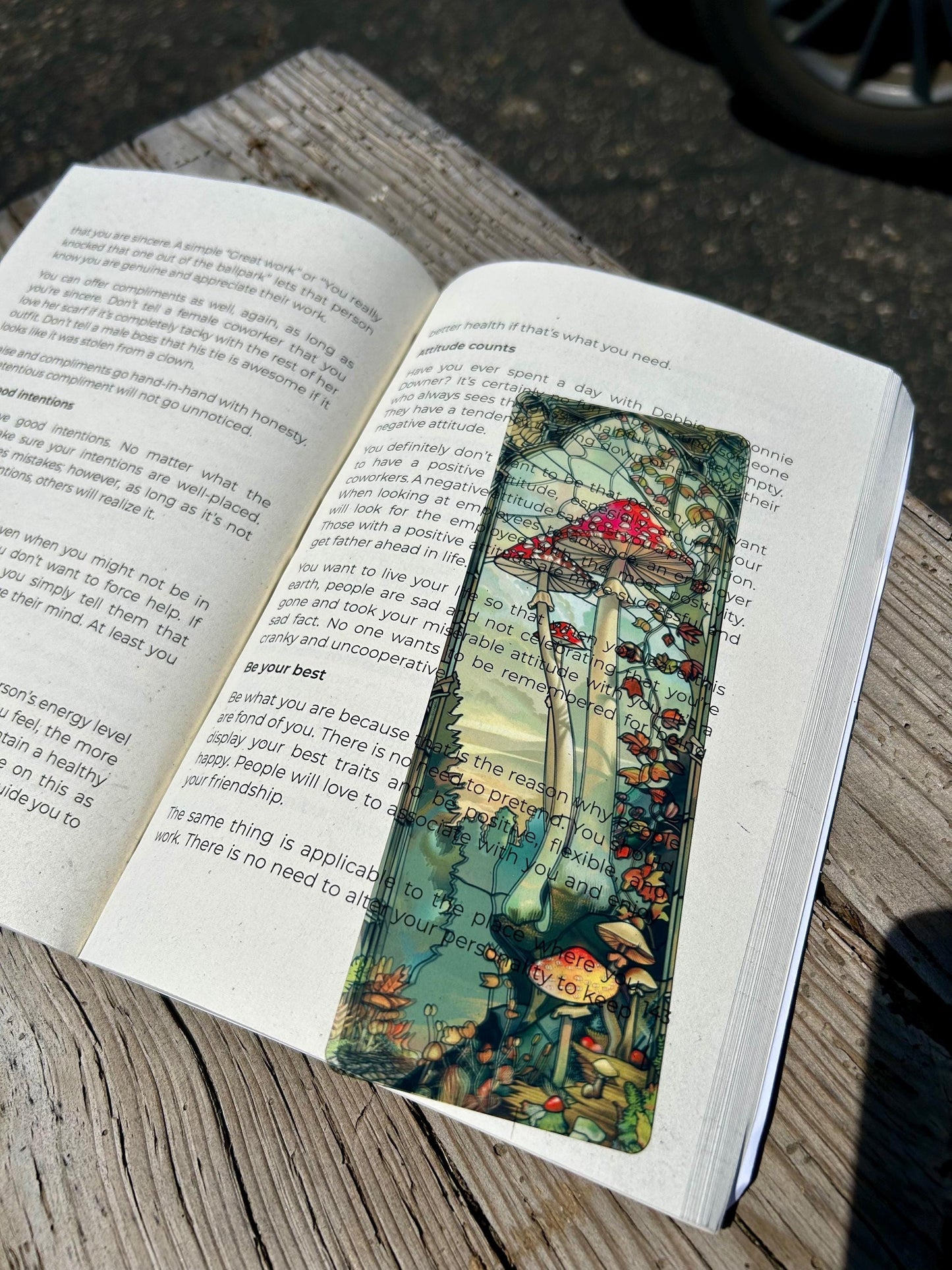 Mystical Shroom Bookmark – Enchanted Fungi Design, Whimsical Forest Gift, Perfect for Mushroom Gift