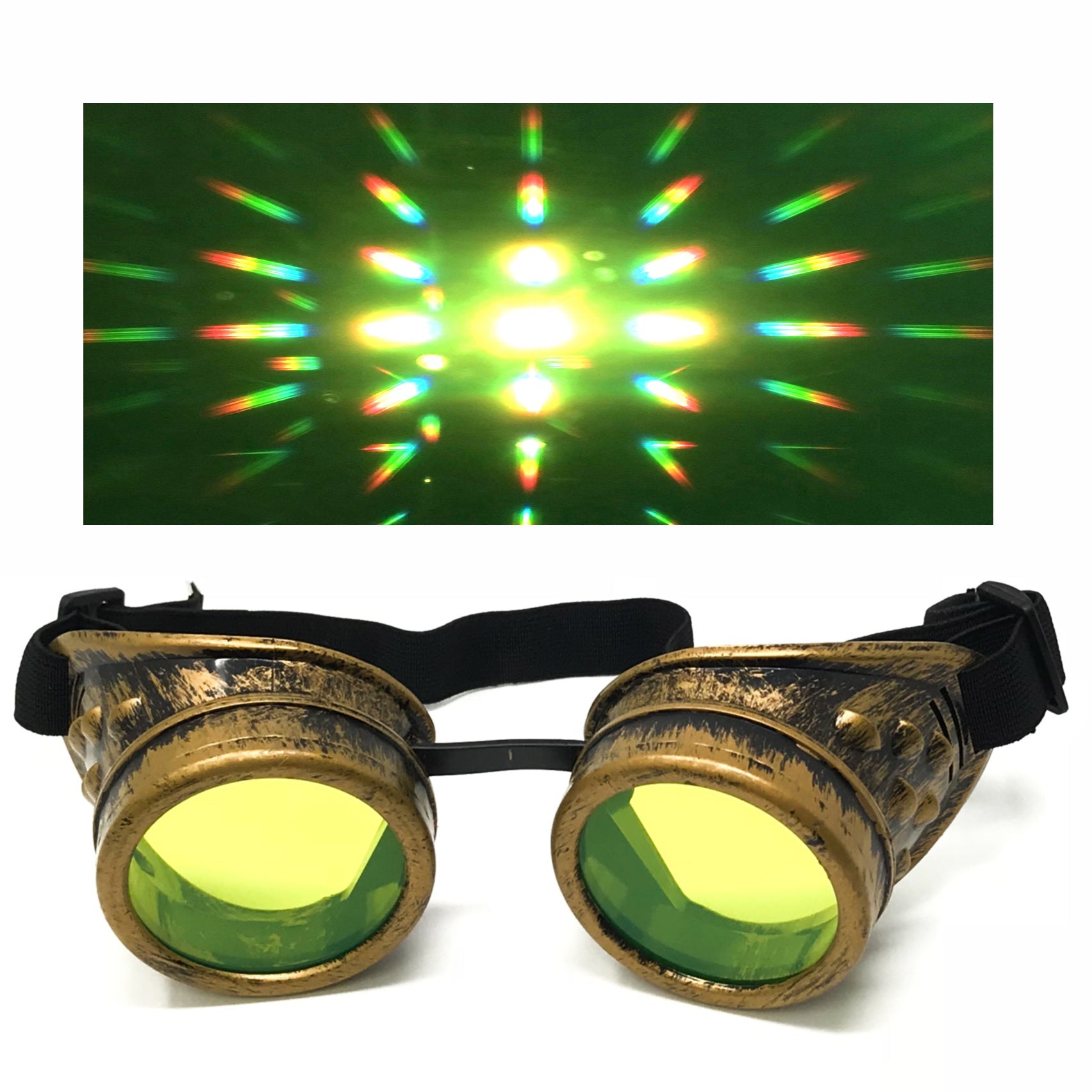Dystopian trippy goggles