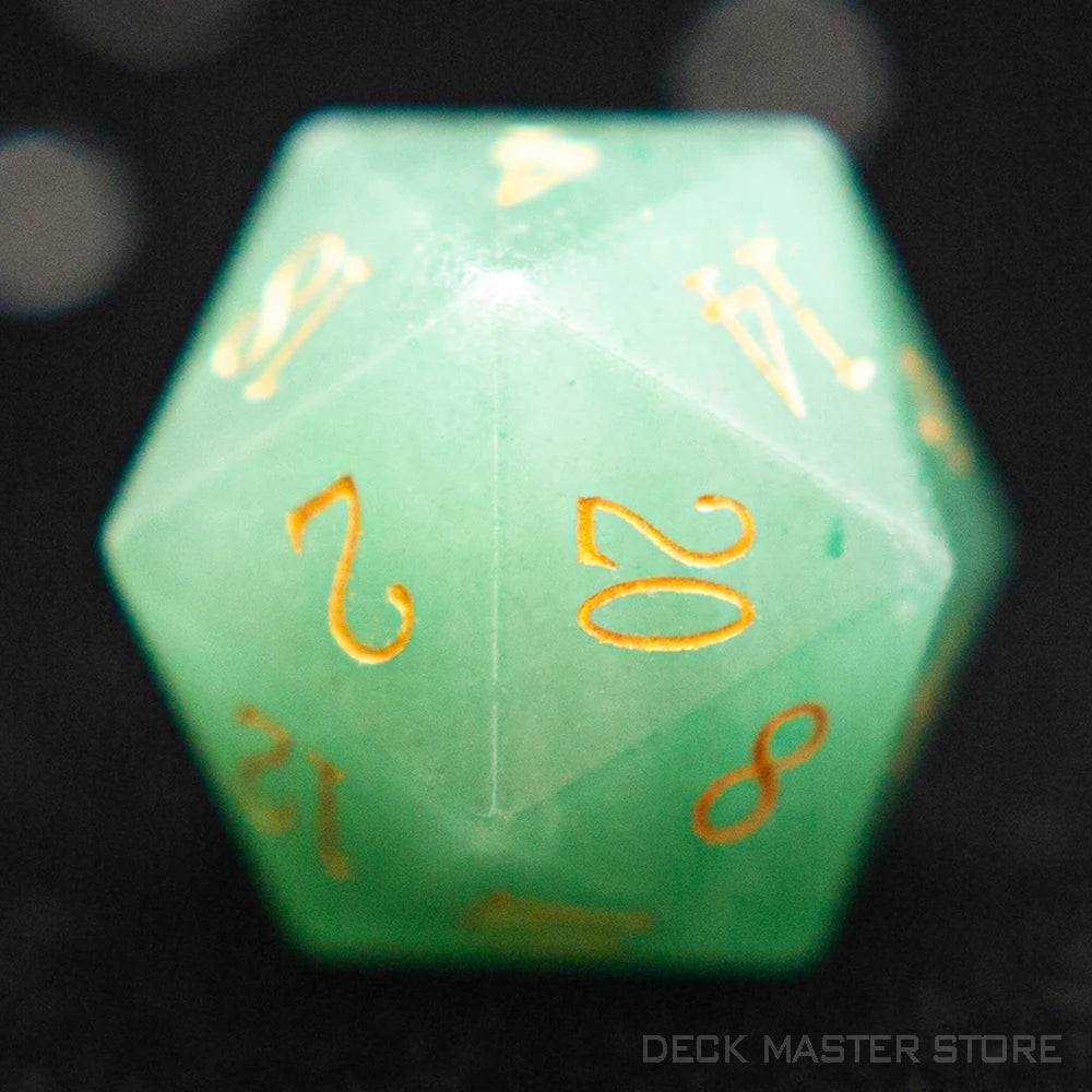 1pc 20 Sided D20 Dice Polyhedral Gemstone Digital D20 DnD Dice for D&D TRPG Magic Tabletop Games Board Games Dice