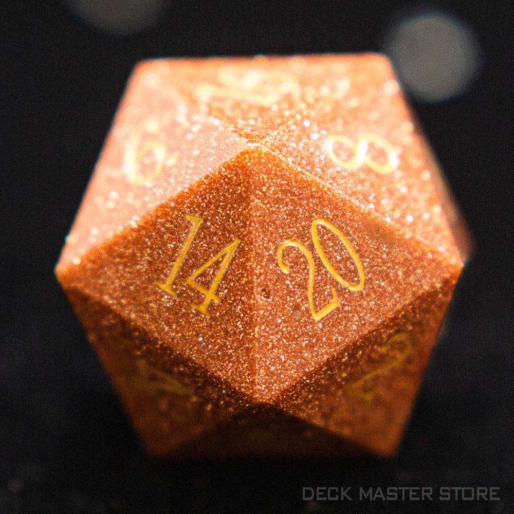 1pc 20 Sided D20 Dice Polyhedral Gemstone Digital D20 DnD Dice for D&D TRPG Magic Tabletop Games Board Games Dice