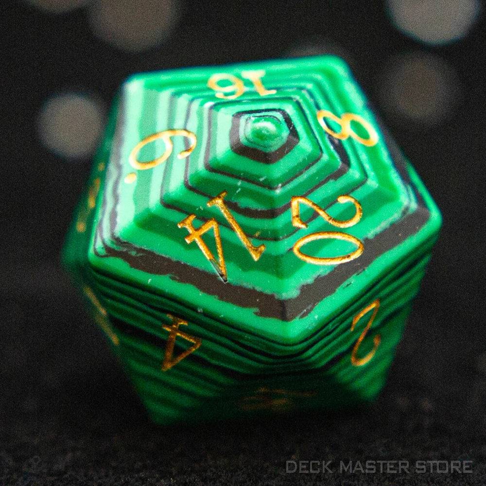 1pc 20 Sided D20 Dice Polyhedral Gemstone Digital D20 DnD Dice for D&D TRPG Magic Tabletop Games Board Games Dice