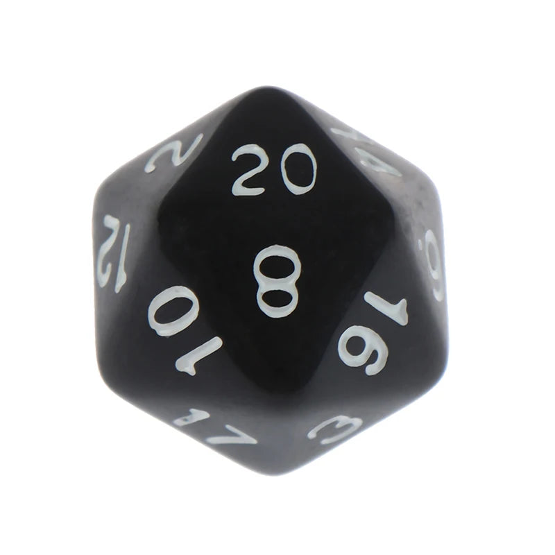 1pc 60 Face Dice For Game Polyhedral D60/20 Multi Sided Acrylic Dice Gift For Game Lovers Game Party Entertainment Equipment