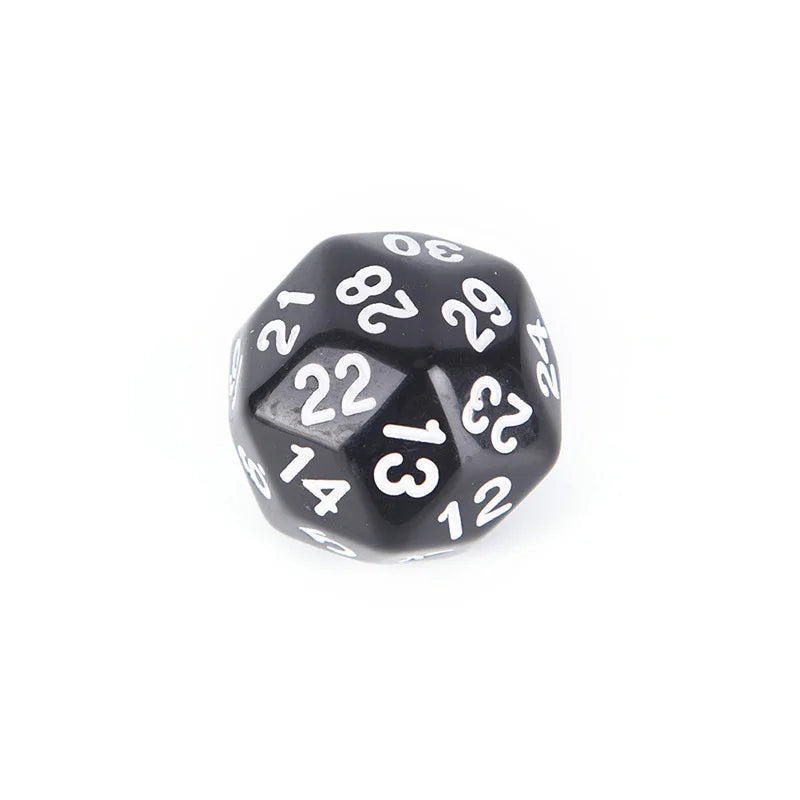 1pc 60 Face Dice For Game Polyhedral D60/20 Multi Sided Acrylic Dice Gift For Game Lovers Game Party Entertainment Equipment