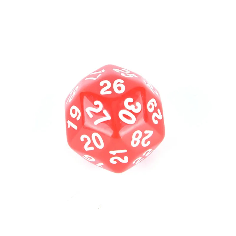 1pc 60 Face Dice For Game Polyhedral D60/20 Multi Sided Acrylic Dice Gift For Game Lovers Game Party Entertainment Equipment