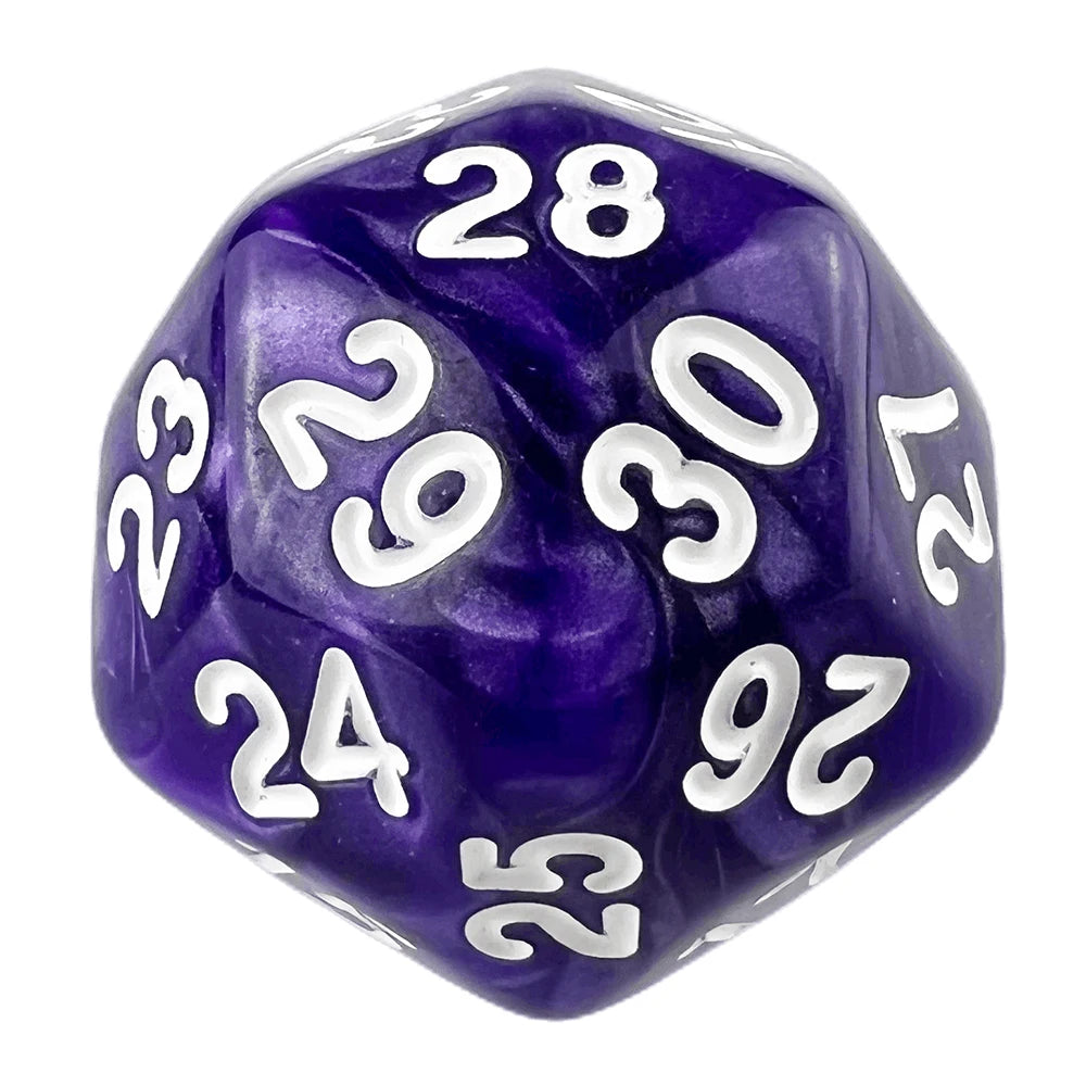 1Pc Multi Sided Acrylic Dice Table Polyhedral D30 Novelty Board Game for Club Pub Part Tabletop Games